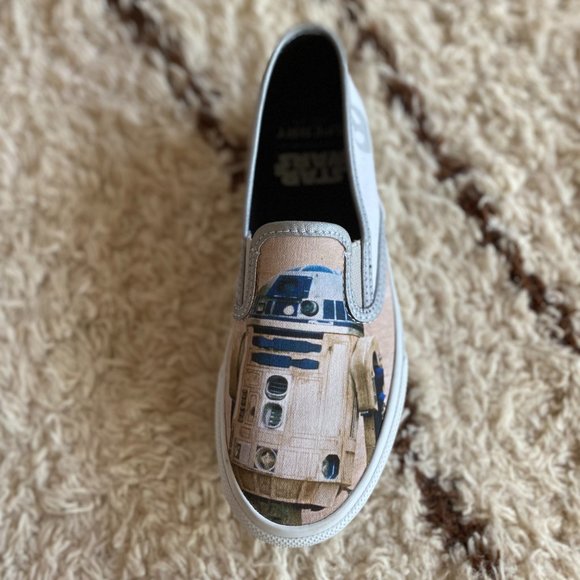 SPERRY STAR WARS CLOUDS DROIDS SLIP ON LIMITED EDITION SHOES MENS 4 NEW - Picture 13 of 13